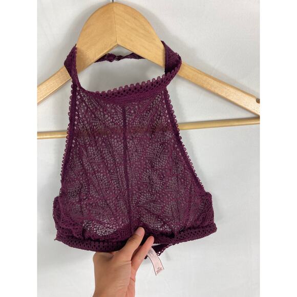 Victorias secret Lace High Neck Bralette Size Small - Picture 3 of 5